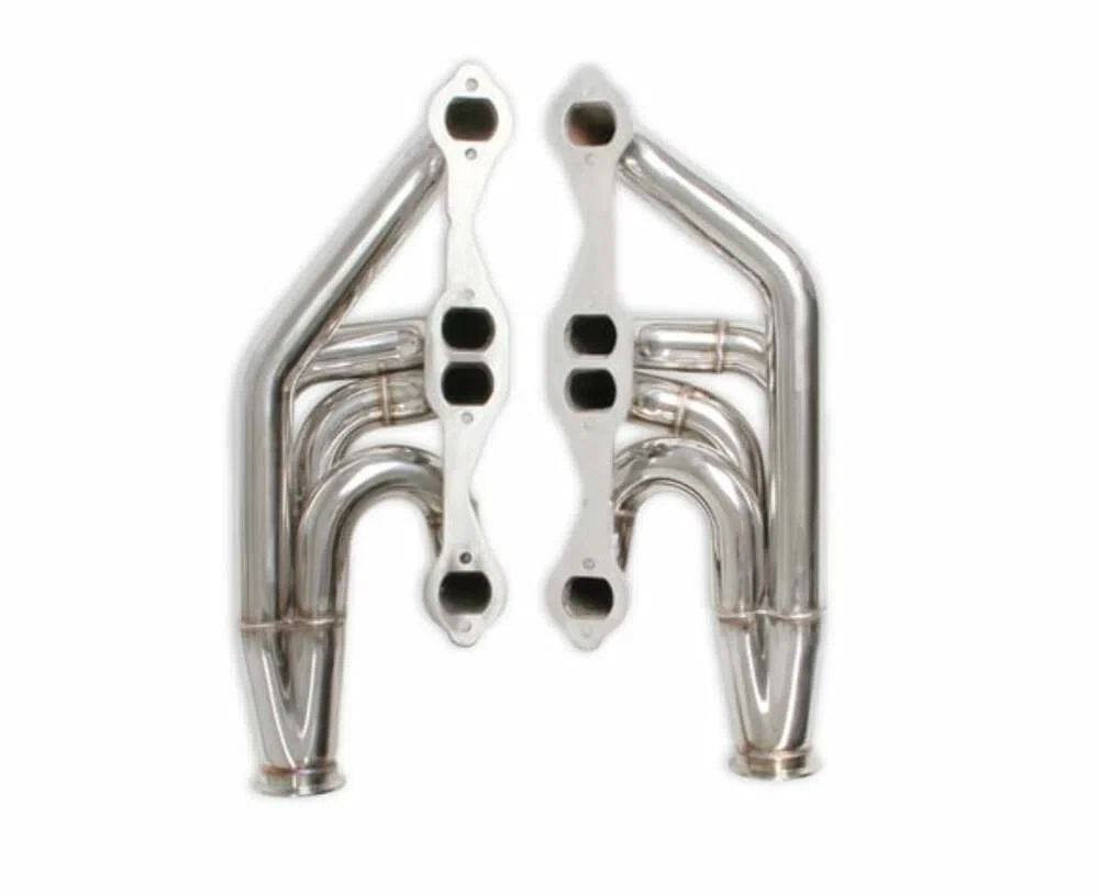 Flowtech Small Block Chevy Turbo Headers - Polished Finish - 11573FLT
